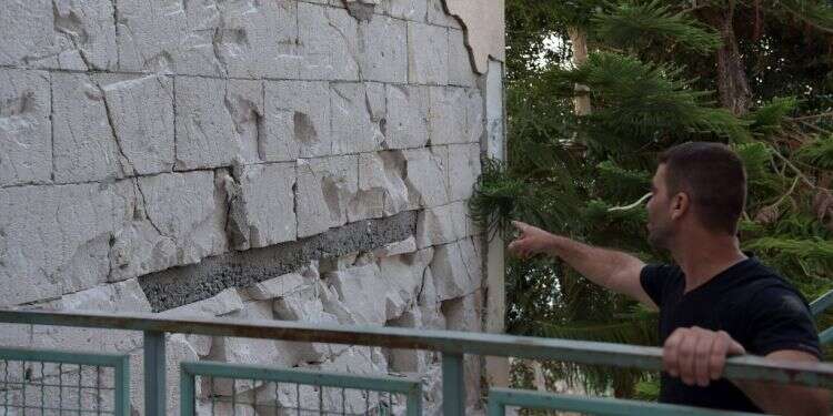 נזקי רעידת האדמה בטבריה. צילום: גיל אליהו ג'יני צילום: גיל אליהו ג'יני