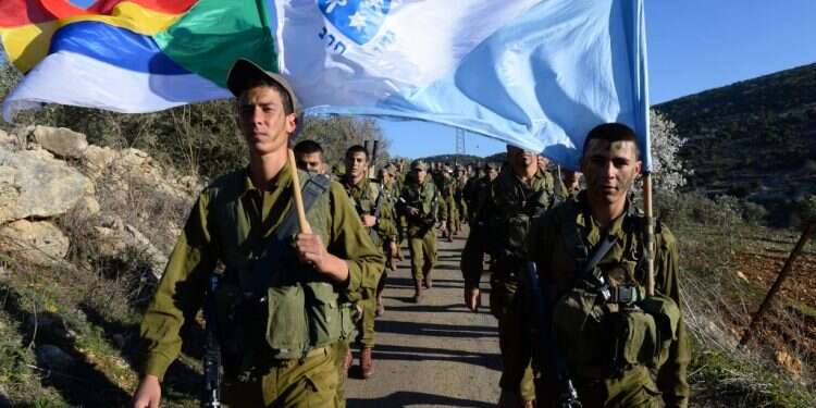 חיילים בגדוד הדרוזי חרב. צילום: דובר צה צילום: דובר צה"ל