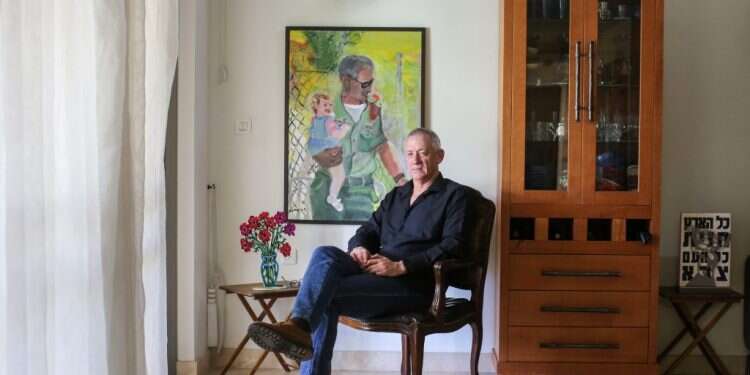 בני גנץ. צילום: אבישג שאר-ישוב צילום: אבישג שאר-ישוב