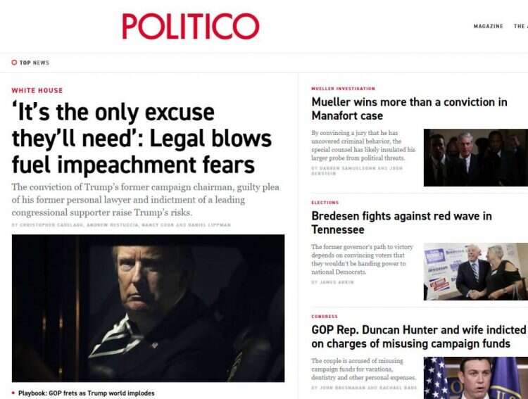 דונלד טראמפ, מייקל כהן וקמפיין ההדחה