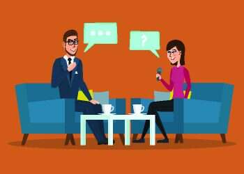 ריאיון עיתונאי: צילום: שאטרסטוק