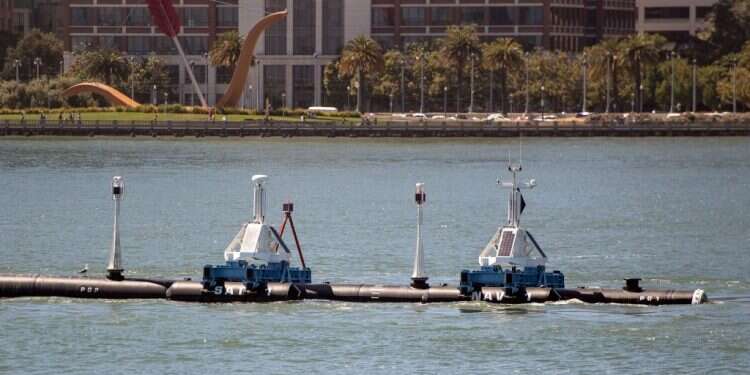 מכשיר איסוף האשפה. צילום: AFP צילום: AFP