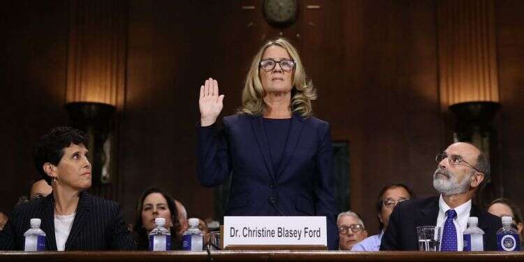 השבעתה של קריסטין בלייזי פורד. צילום: Getty Images צילום: Getty Images