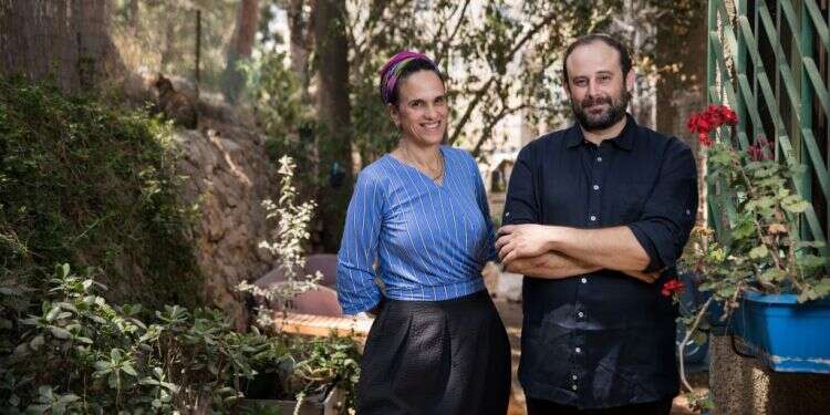 שלום הגר וסיגלית ליפשיץ. צילום: הדס פרוש, פלאש 90 צילום: הדס פרוש, פלאש 90