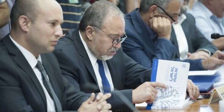 אביגדור ליברמן ונפתלי בנט. צילום: יואב דודקביץ צילום: יואב דודקביץ