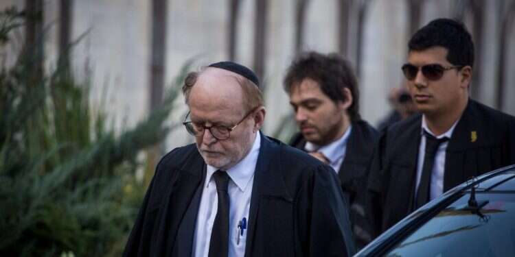 וינרוט במהלך משפטו של רוה צילום: הדס פרוש, פלאש 90