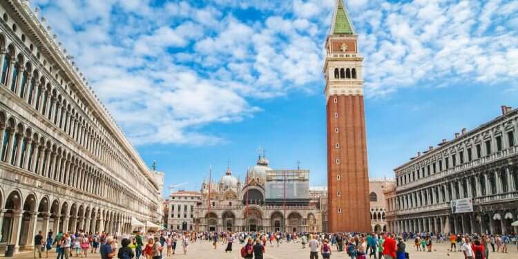 כיכר סן־מרקו בוונציה. צילום: שאטרסטוק צילום: שאטרסטוק