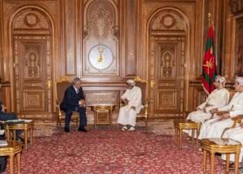 נתניהו והסולטן בעומאן. צילום: AFP צילום: AFP