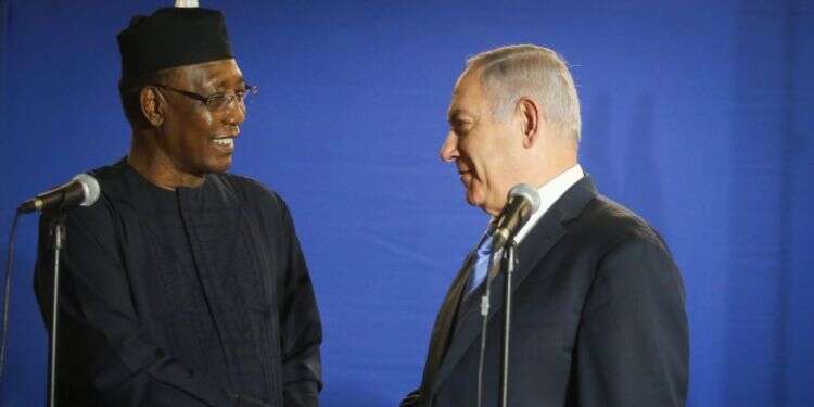 נתניהו ודבי נשיא צ'אד. צילום: מארק ישראל סלם צילום: מארק ישראל סלם