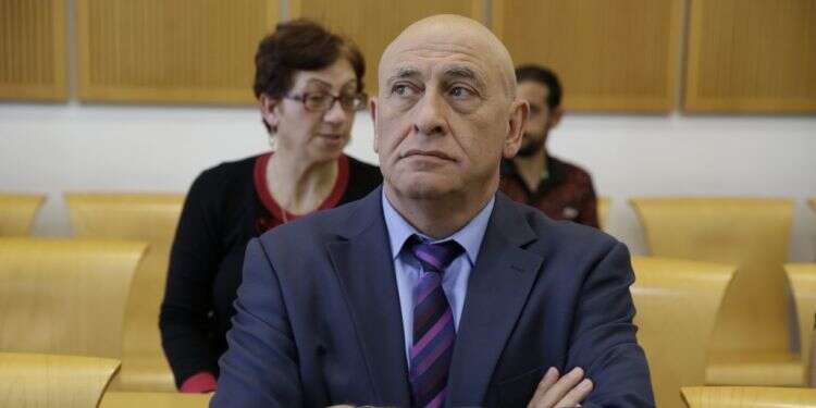 באסל גטאס בבית המשפט, 2017. צילום: יהודה פרץ צילום: יהודה פרץ