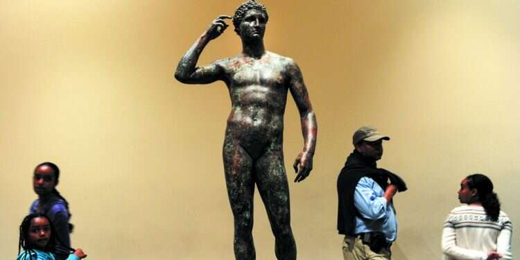 פסל המריבה. צילום: AFP צילום: AFP