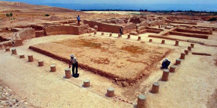 ארמונות החשמונאים ליד יריחו. צילום: משלחת החפירות של פרופ' אהוד נצר צילום: משלחת החפירות של פרופ' אהוד נצר