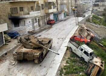 כוחות שריון בג'נין בחומת מגן. צילום: לע צילום: לע"מ