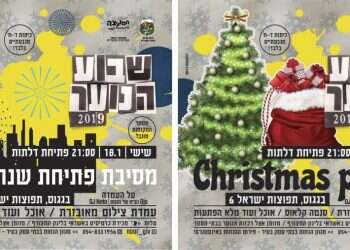 ביקורת בציבור הדתי: במימון עיריית גבעתיים – מסיבת כריסמס לנוער בשבת