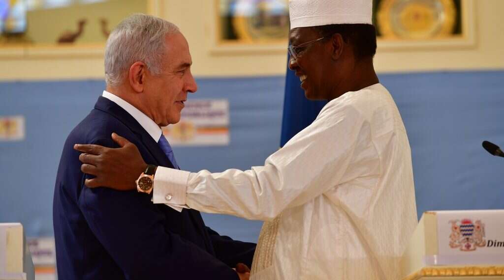 נתניהו ונשיא צ'אד דבי. צילום: קובי גדעון, לע צילום: קובי גדעון, לע"מ