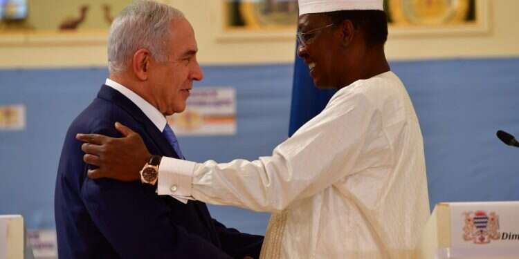 נתניהו ונשיא צ'אד דבי. צילום: קובי גדעון, לע צילום: קובי גדעון, לע"מ