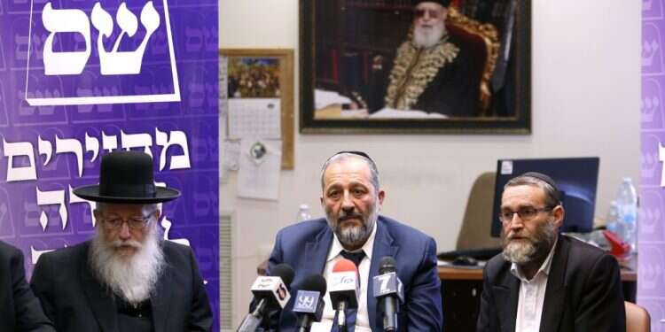 משה גפני, אריה דרעי ויעקב ליצמן. צילום: דודי ועקנין צילום: דודי ועקנין