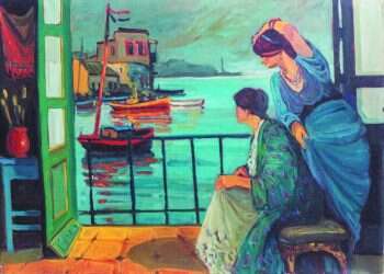 אבי שוורץ, ללא כותרת, שמן על מזוניט, 2016