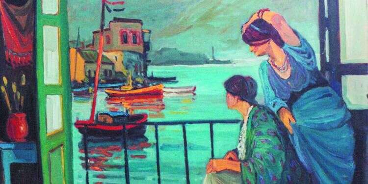 אבי שוורץ, ללא כותרת, שמן על מזוניט, 2016