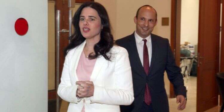 איילת שקד ונפתלי בנט. צילום: גדעון מרקוביץ' צילום: גדעון מרקוביץ'