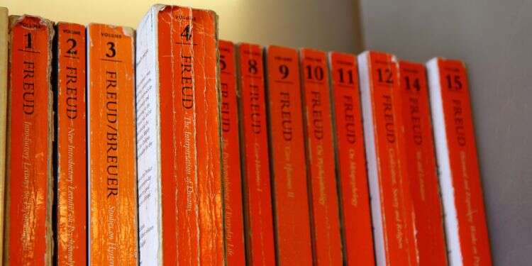 ספריו של זיגמונד פרויד. צילום: שאטרסטוק צילום: שאטרסטוק