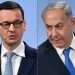 נתניהו וראש ממשלת פולין. צילום: AFP צילום: AFP