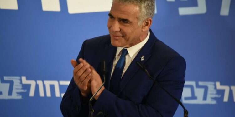 שר החוץ יאיר לפיד. צילום: קובי ריכטר/TPS צילום: קובי ריכטר/TPS