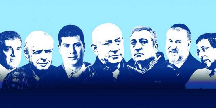 מימין לשמאל: ישועה, מנדלבליט, חפץ, נתניהו, עו צילומים: יוסי זליגר, הדס פרוש, יונתן זינדל, פלאש 90, יהושע יוסף, אריק סולטן