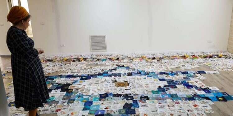 רקמות הבד. צילום: בומרנג - נלחמים למען ישראל צילום: בומרנג - נלחמים למען ישראל