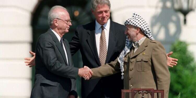 הסכם אוסלו. צילום: AFP צילום: AFP