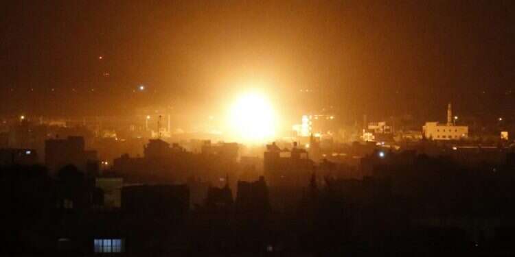 הפצצות חיל האוויר ברצועת עזה. צילום: AFP צילום: AFP