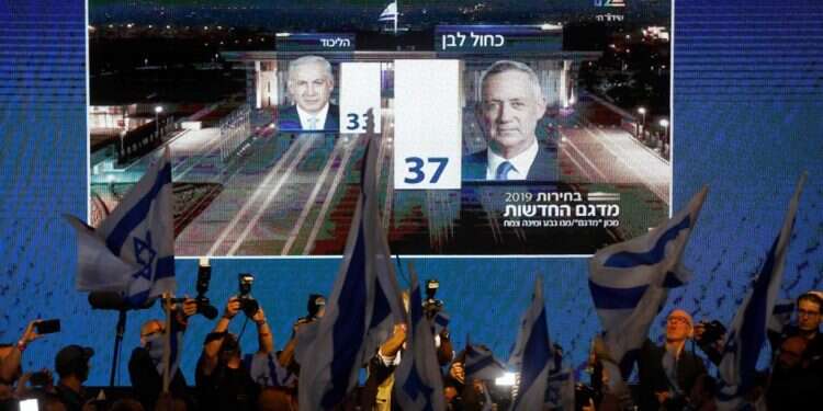 מדגמי בחירות 2019. צילום: AFP צילום: AFP