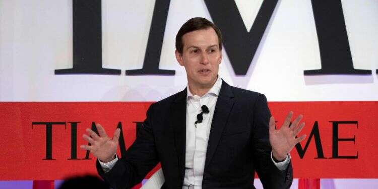 קושנר באירוע של מגזין צילום: AFP