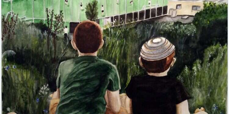 ציור: מושבים זולים, ג'ורג' פרויידנשטיין, צבעי מים, 2019 ציור: מושבים זולים, ג'ורג' פרויידנשטיין, צבעי מים, 2019