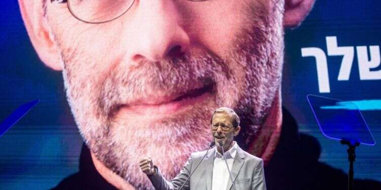 משה פייגלין בכנס זהות. צילום: אבישג שאר־ישוב צילום: אבישג שאר־ישוב