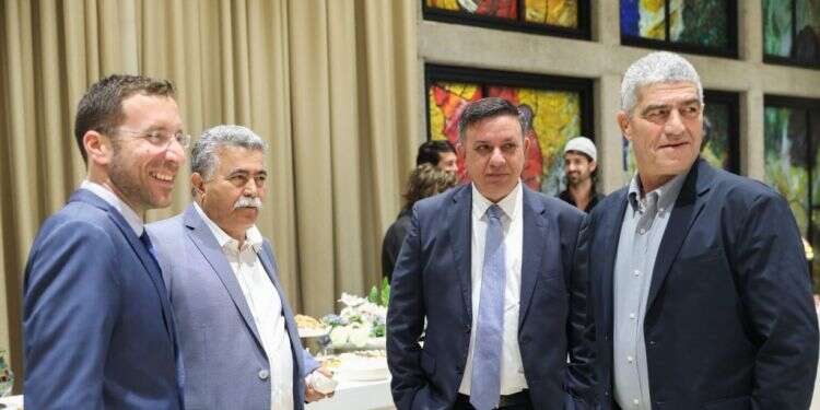 מפלגת העבודה בבית הנשיא. צילום: נעם ריבקין פנטון - פלאש 90 צילום: נעם ריבקין פנטון - פלאש 90