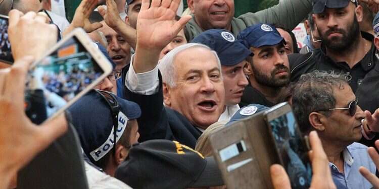 נתניהו בשוק התקווה, השבוע. צילום: קוקו צילום: קוקו