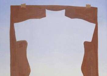 אברהם סטורר, גוף כבד, שמן על בד, 2017 . מתוך התערוכה "כנגד היום" שהוצגה בבית האמנים, ירושלים