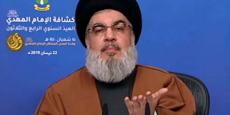 חסן נסראללה. צילום: EPA צילום: EPA