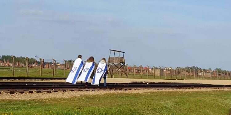 על מסילות המוות לאושוויץ. ארכיון. צילום: יאיר קראוס צילום: יאיר קראוס