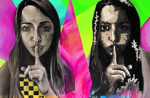 ציור: נטע ויצטום, הסוד, שמן על קנבס, 2016. מתוך תערוכת יחיד של האמנית שתוצג בתאטרון הסימטה בת"א החל מ-4 ביולי 2019