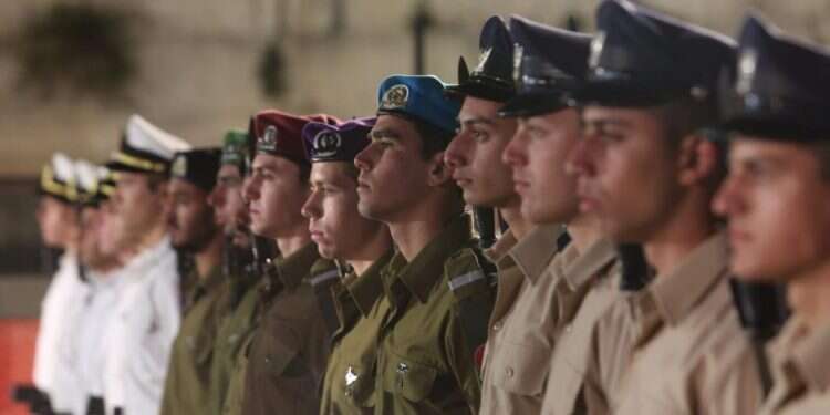 טקס יום הזכרון בכותל המערבי. צילום: דוד מיכאל כהן/TPS צילום: דוד מיכאל כהן/TPS