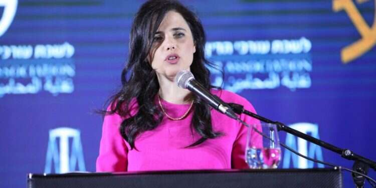 איילת שקד בכנס לשכת עורכי הדין. צילום: ליאב פלד צילום: ליאב פלד