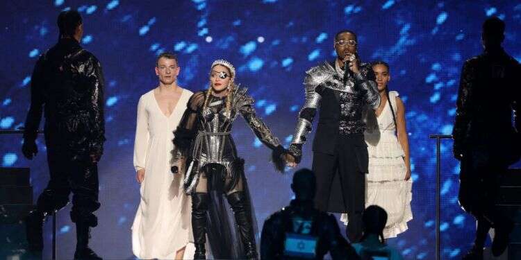 מדונה באירוויזיון. צילום: AFP צילום: AFP