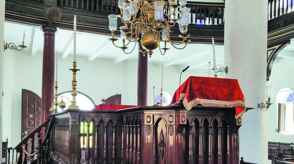 בית הכנסת בקוראסאו. צילום: מיכאל טוכפלד צילום: מיכאל טוכפלד