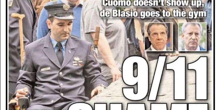 שער הניו-יורק פוסט "בושה": המושל וראש העיר נעדרו מהטקס לזכר קורבנות אסון התאומים