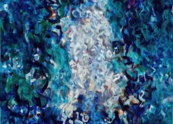 ציור: דוד רקיע, "תפארת", 2002. צילום באדיבות משפחת הצייר דוד רקיע