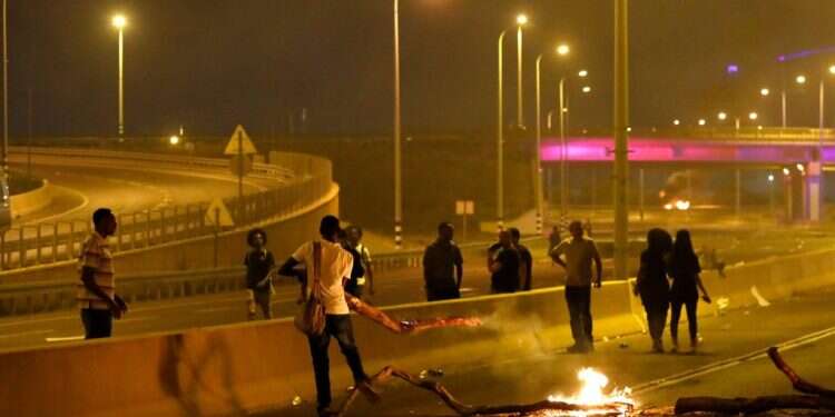 מחאת יוצאי אתיופיה, השבוע. צילום: AFP צילום: AFP