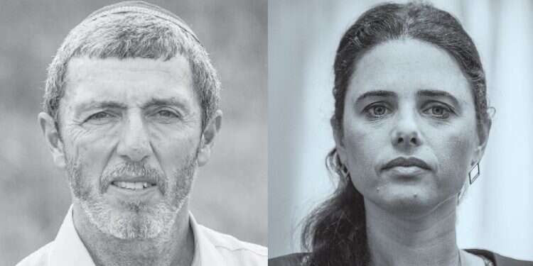 שקד ופרץ. צילום: יונתן זינדל - פלאש 90 סקר מקור ראשון ו'דיירקט פולס' בקרב הציונות הדתית: שקד צריכה להוביל