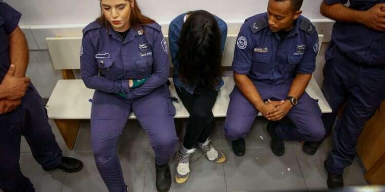 המטפלת כרמל מעודה בבית המשפט, 2019. צילום: פלאש 90 צילום: פלאש 90